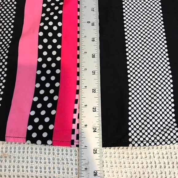 WOMENS STRIPE & POLKA DOT PRINT BLOUSE SIZE XL NEW - Picture 4 of 7